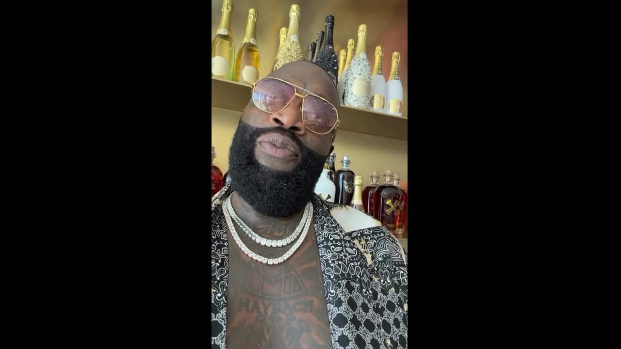 #RickRoss Says RIP To The #Drake Stans After The Release Of #ICEMAN Then Proceeds To Promote His Boo